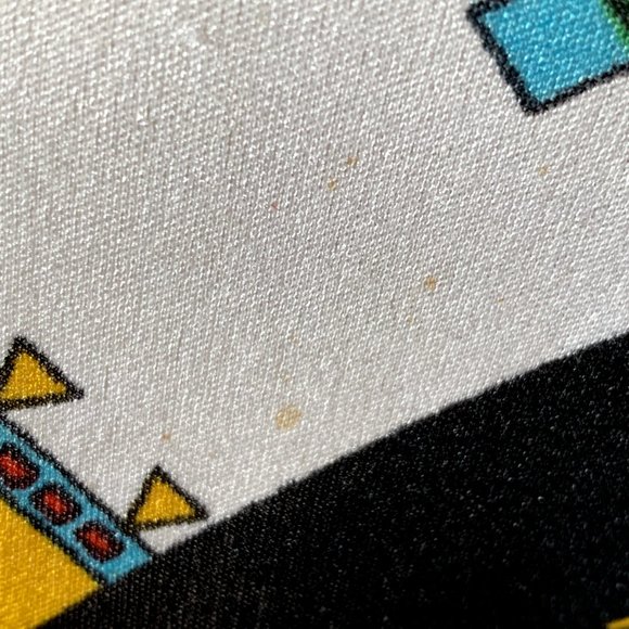 Vintage Oleg Cassini Native American Inspired Print Jersey Outfit - size 42 (10) - Picture 10 of 10